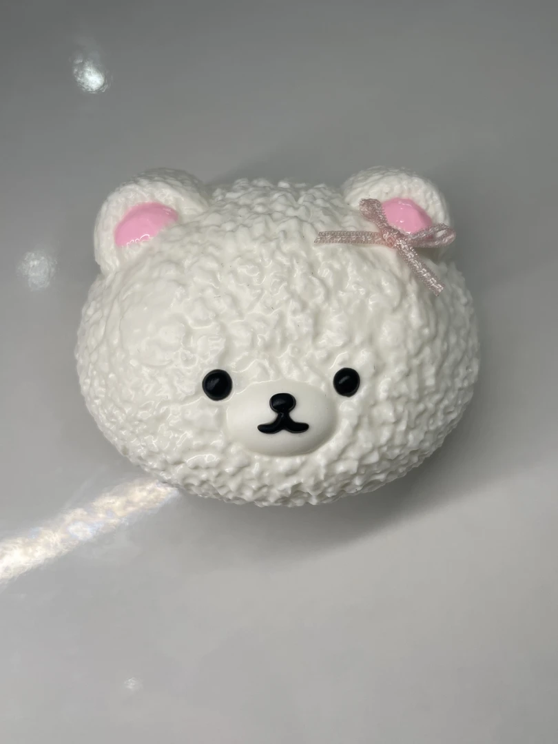 食品级硅胶纯手工制作捏捏-捏捏轻松熊熊头（大瑕重瑕）