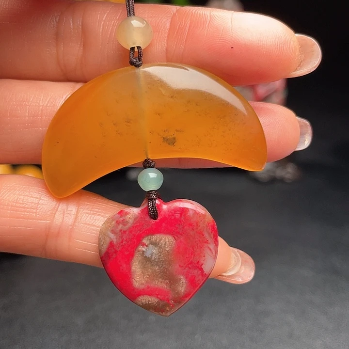 鸡血石昌化鸡血石闲章挂件把件