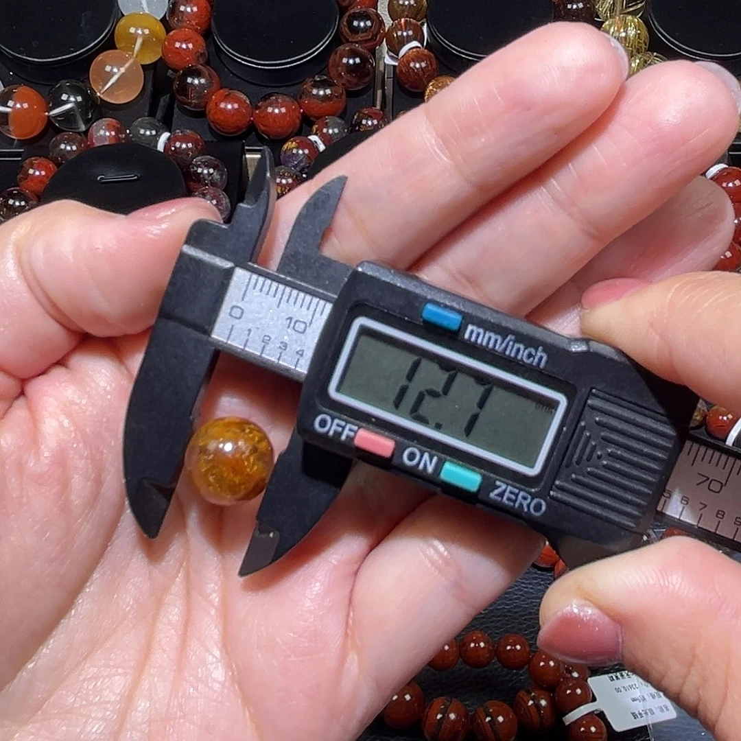 咖****珠宝半成品水晶未镶嵌钛金花单珠