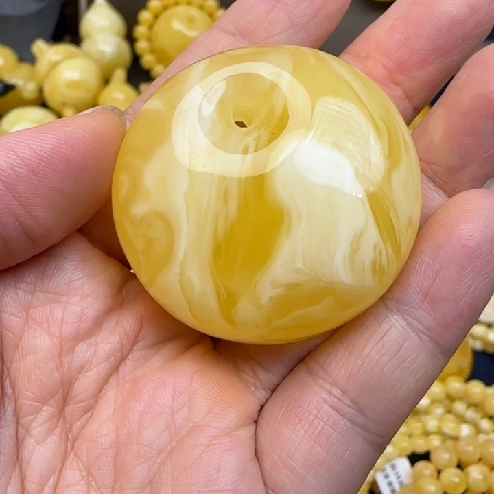 蜜蜡颈饰未镶嵌天然蜜蜡
