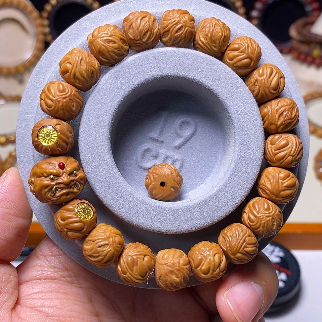 手串猴头核桃恶僧精工吞噬尺寸13左右全品