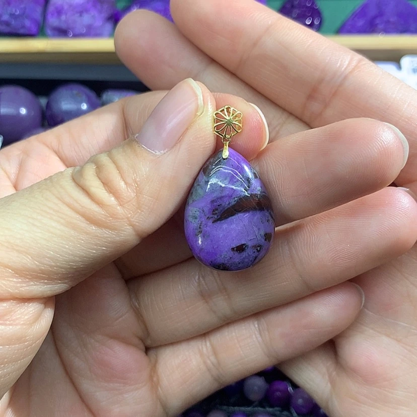 【闪购商品】苏纪石（舒俱来）18K金镶嵌吊坠