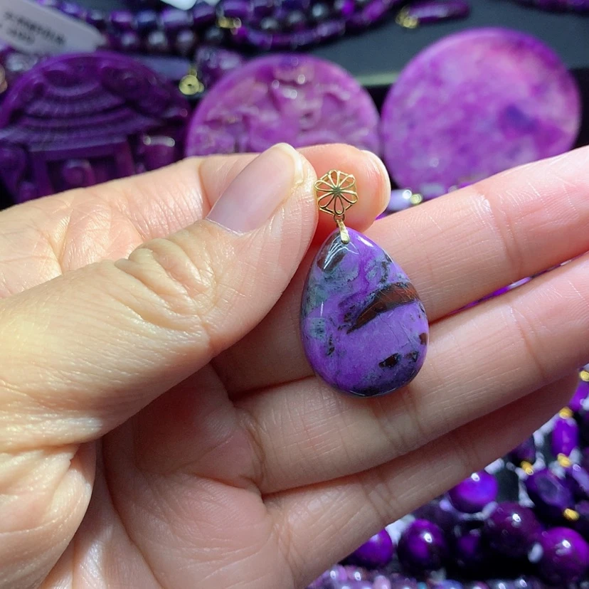 【闪购商品】苏纪石（舒俱来）18K金镶嵌吊坠