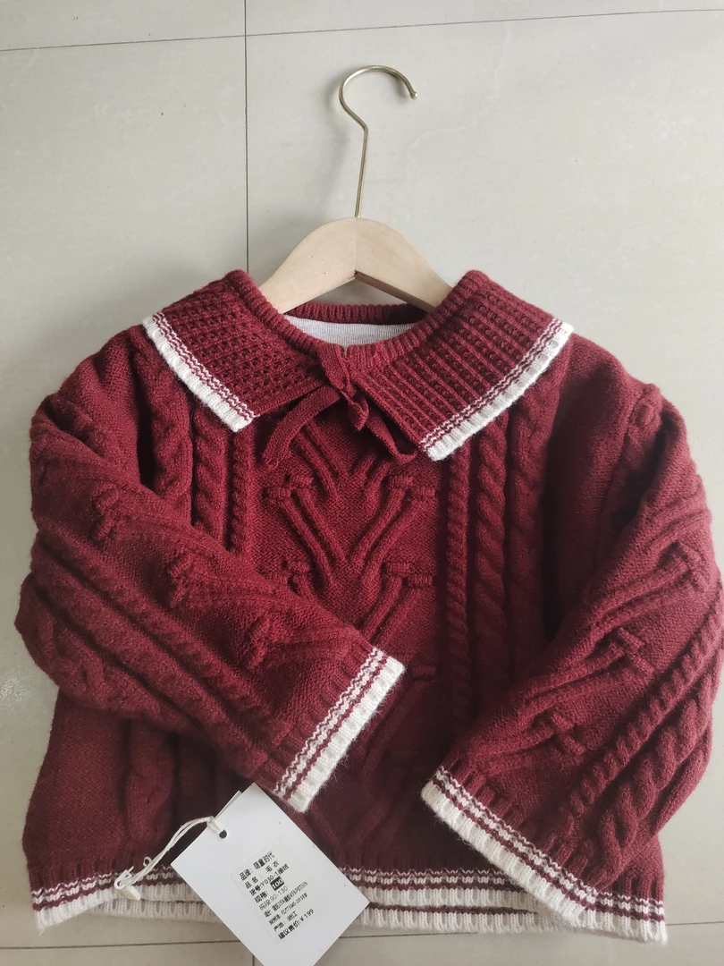 女童秋冬加厚毛衣