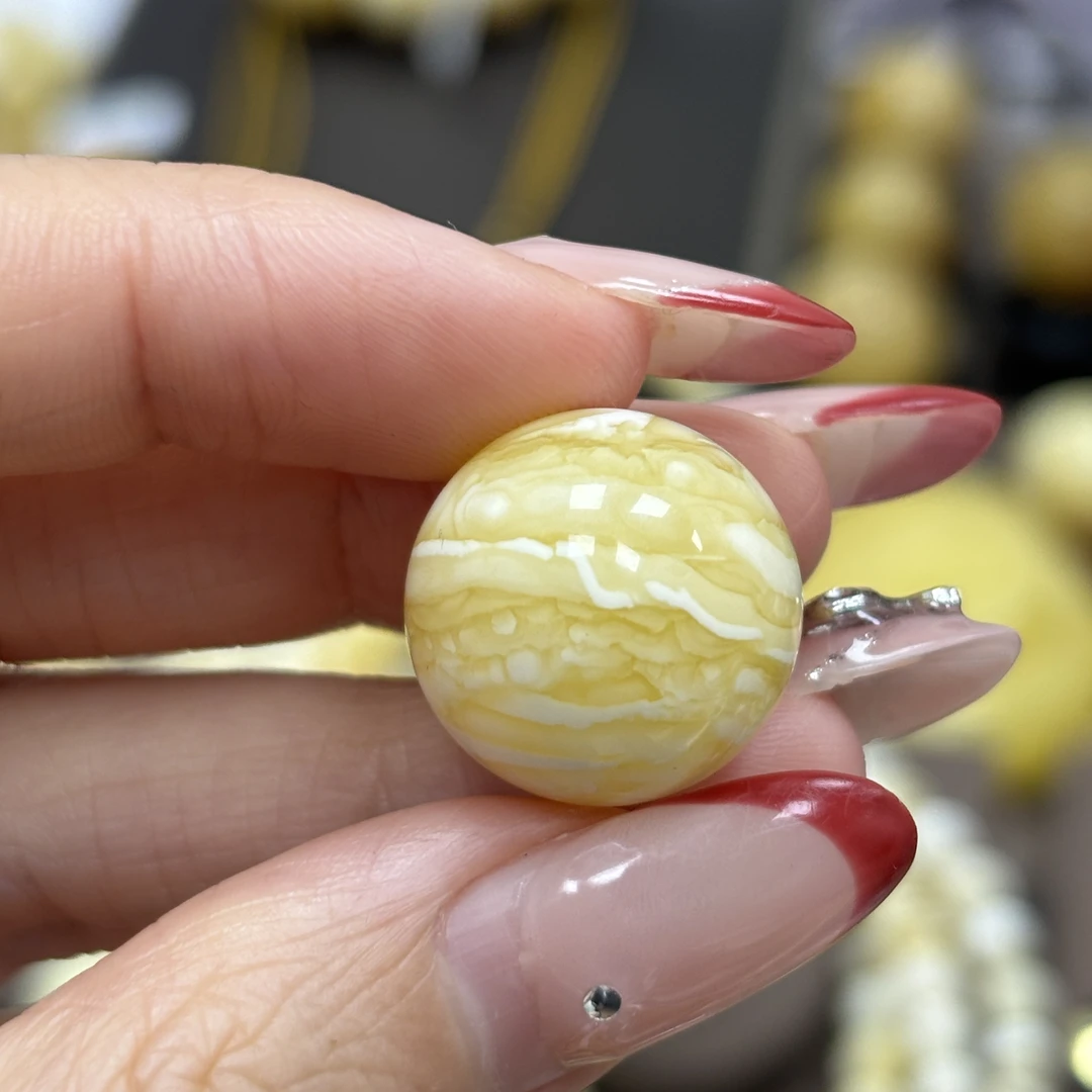17.5mm ·1-小妖珠宝天然原矿琥珀蜜蜡