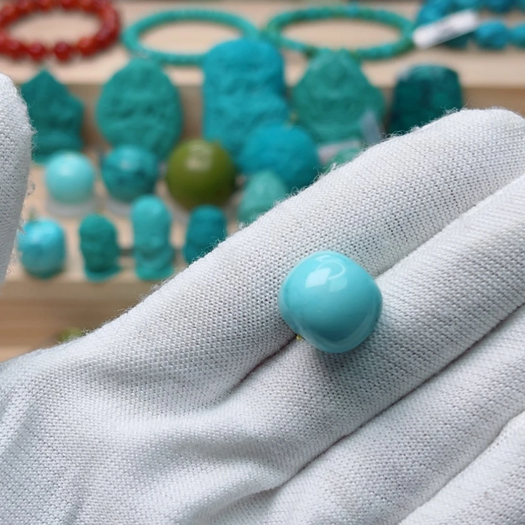 未镶嵌绿松石珠宝奇石