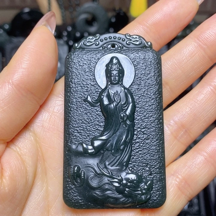 和田玉（青玉）颈饰未镶嵌强*