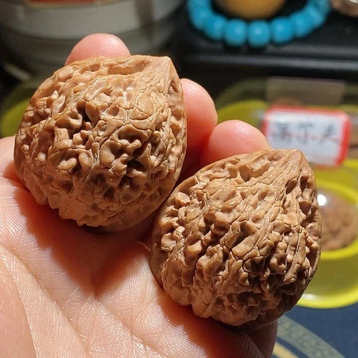 【闪购商品】吊坠文玩核桃浅***^坐佛