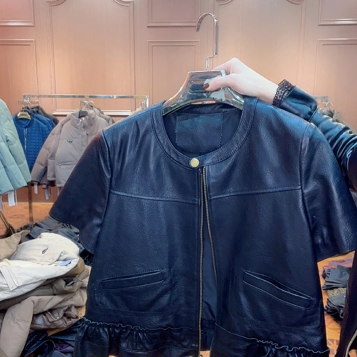 90……110斤皮外套，