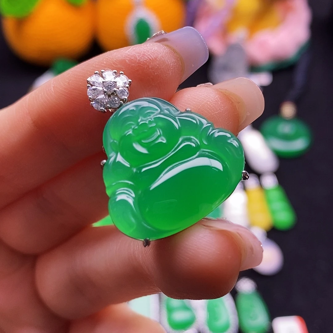 玛瑙/玉髓银S925镶嵌颈饰