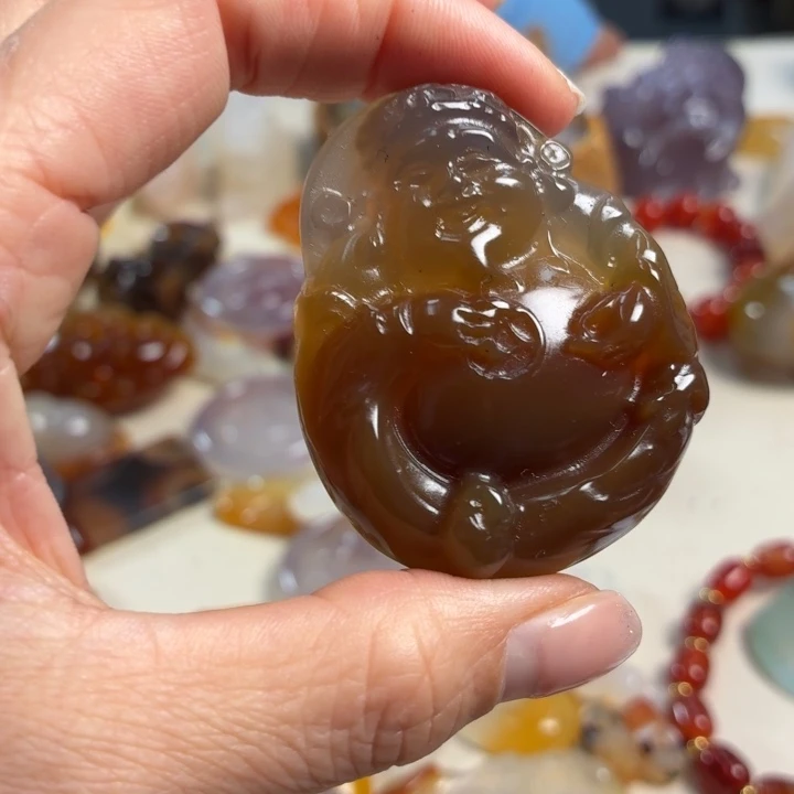 玛瑙/玉髓未镶嵌吊坠(不含链)