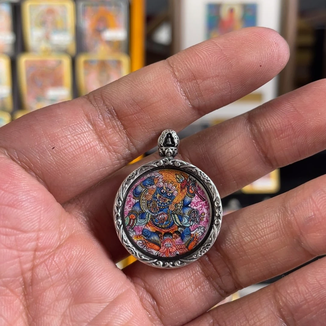 跑***吊坠亮亮热贡唐卡……呼噜唐卡