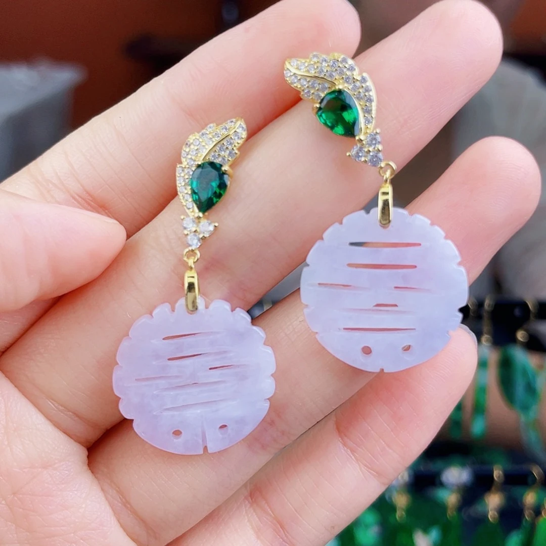 翡翠银S925镶嵌颈饰