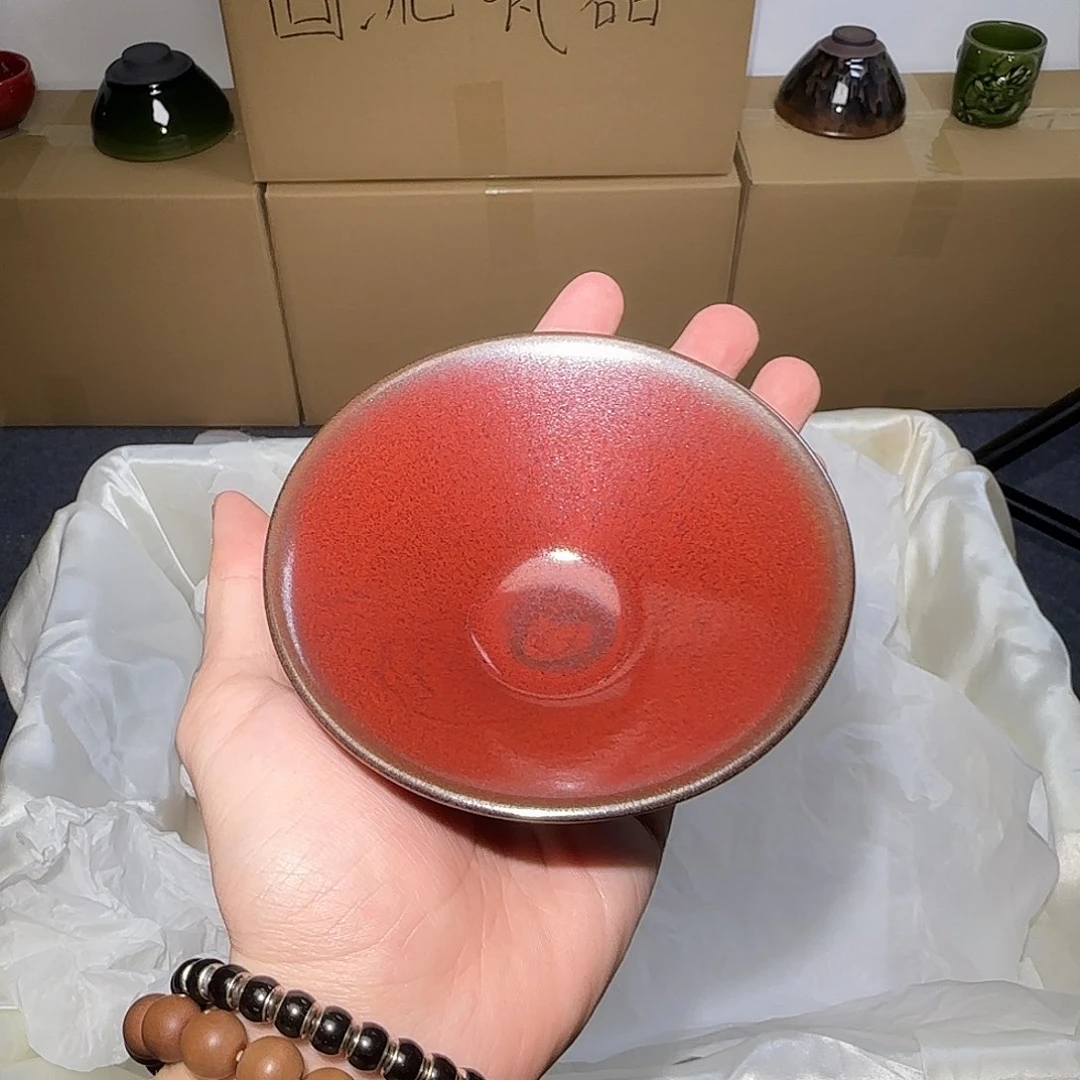 茶盏微瑕建盏，介意勿拍