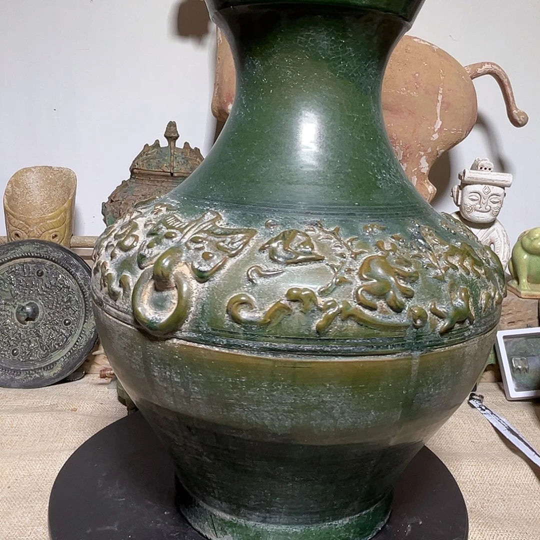 琥***蜡瓷片精品瓷器摆件