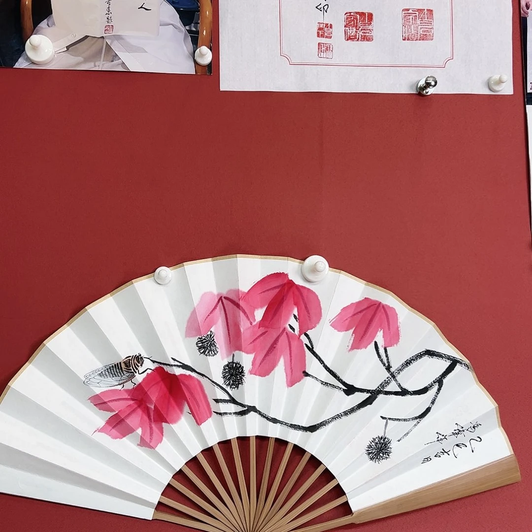 国画冯伟老师亲笔手绘国画作品慧