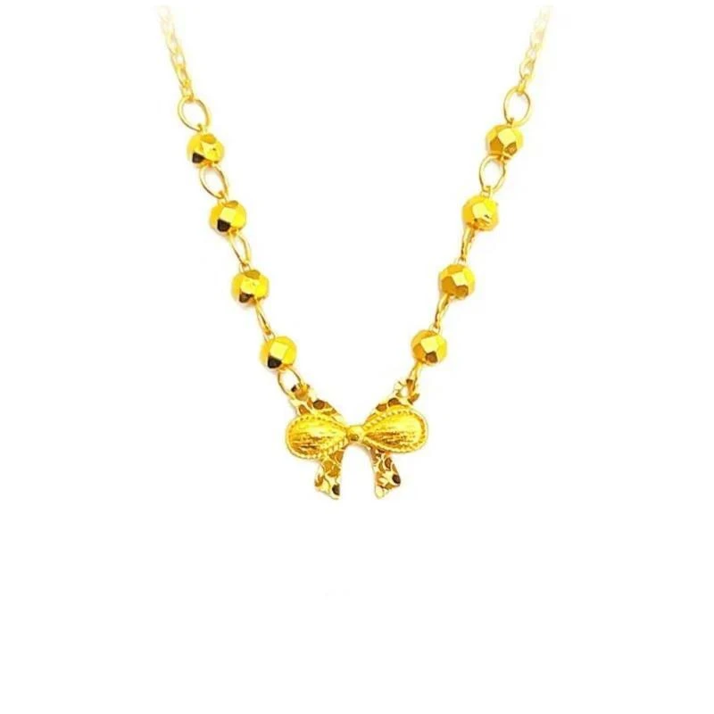 BY209        小蝴蝶结项链