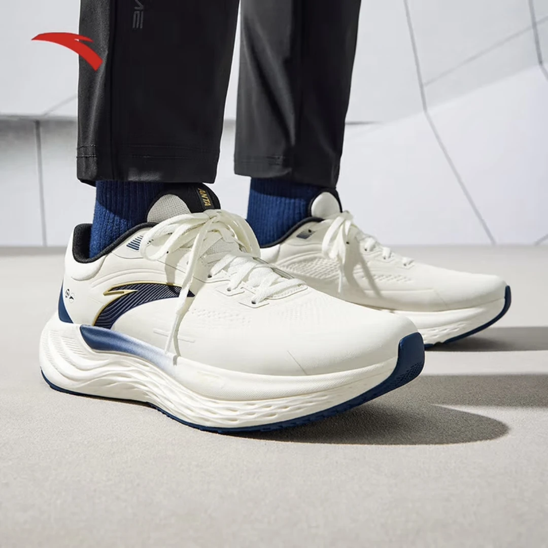 安踏旅步1.0丨PG7软底缓震男女跑步鞋夏舒适网面透气 112435546