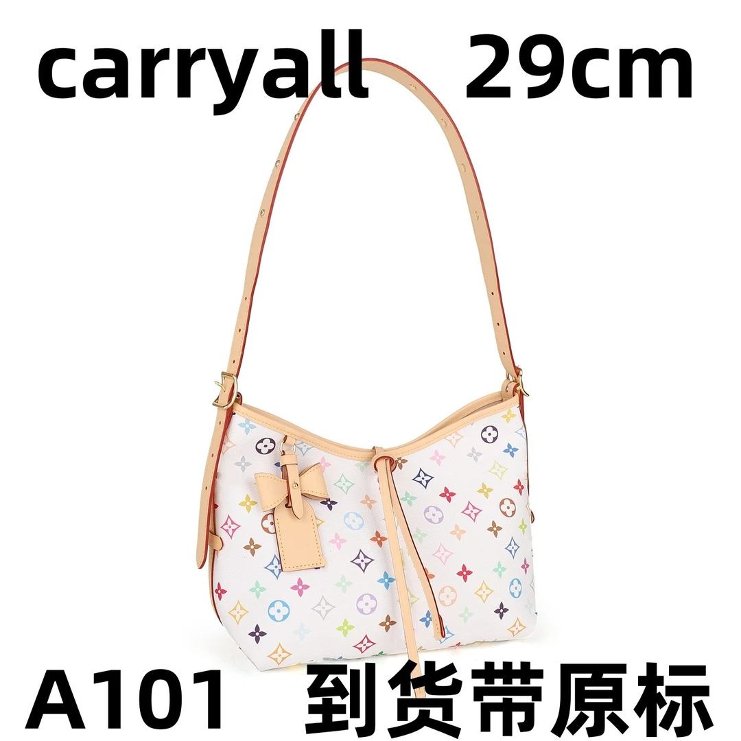 A101 白三彩carryall 29cm【完美1：1】到货带专柜包装单肩斜挎包