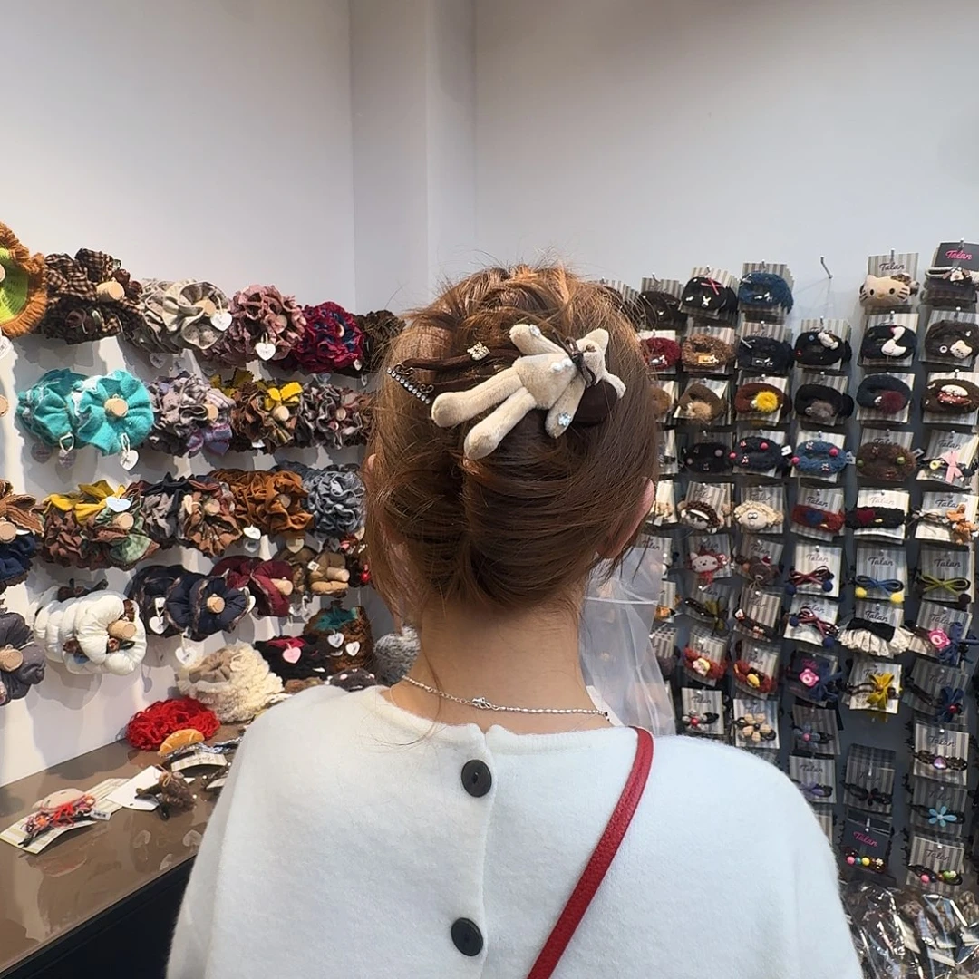 布艺非金属小兔子懒人夹