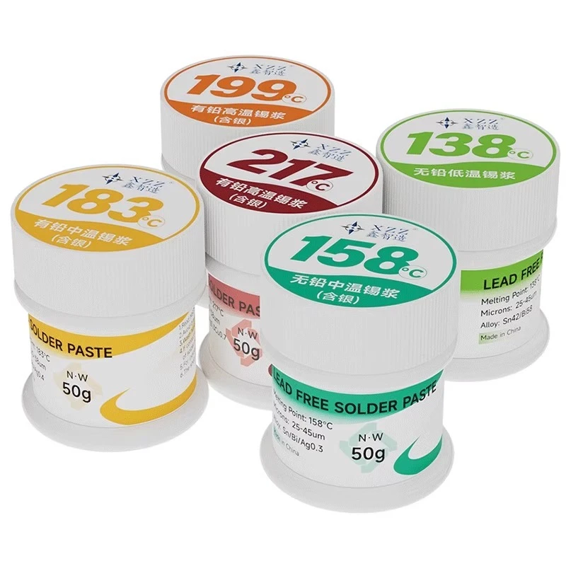 鑫智造手机维修专用无铅锡浆 植锡专用无铅含银中温 高温低温锡浆