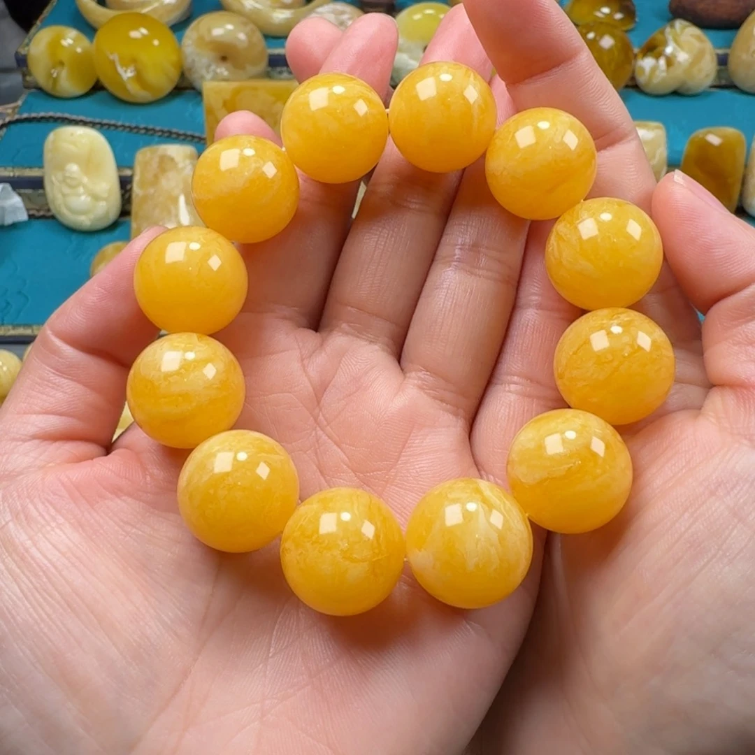 琥珀手链未镶嵌蜜蜡