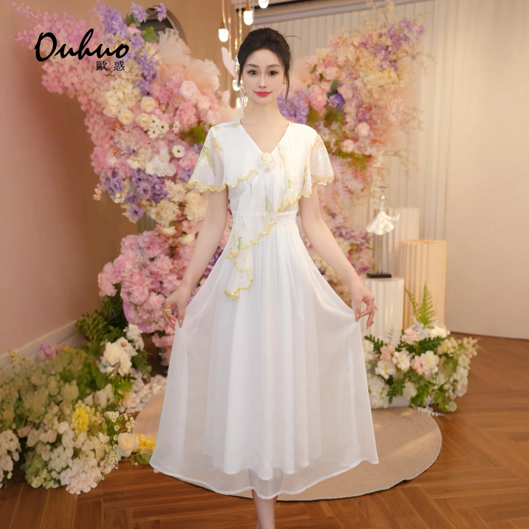 【花香密语】2025年夏季新款连衣裙OHDRI05029