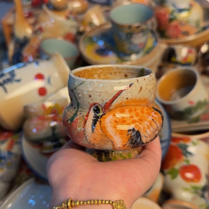 瓷片景德镇陶瓷手工手绘