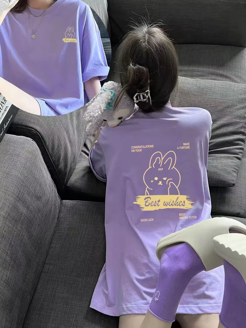 女款针织短袖夏季修身款Y7