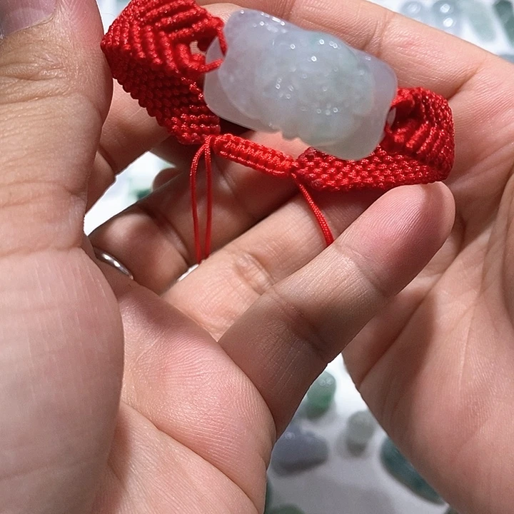 翡翠未镶嵌手链15号