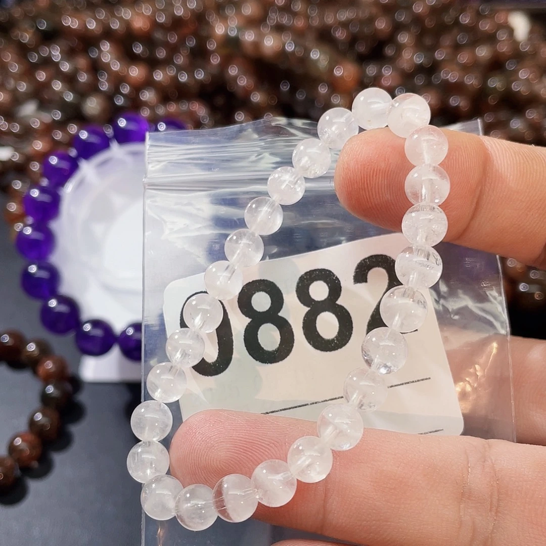 未镶嵌手链水晶白幽灵手链卡7