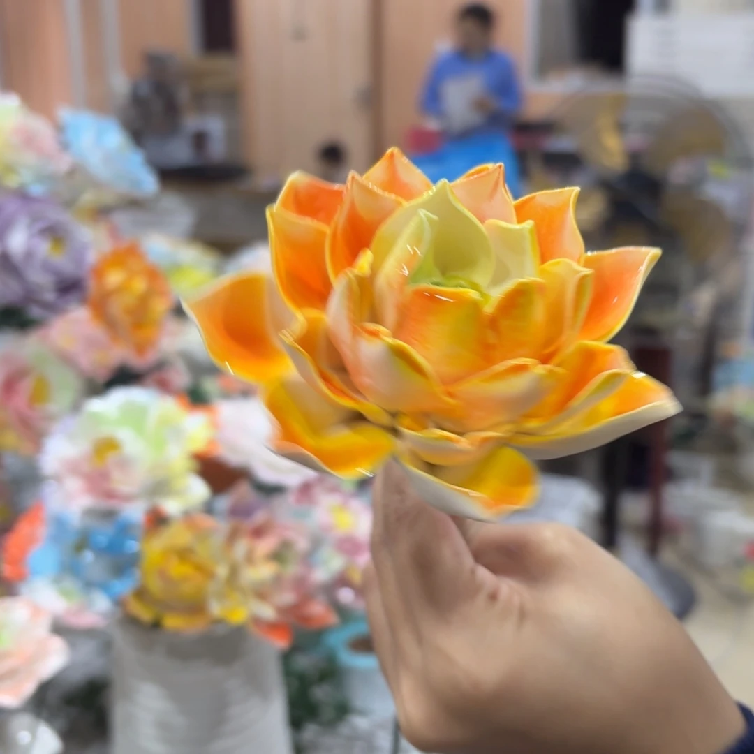 陶瓷花，20元发货，退款拉黑