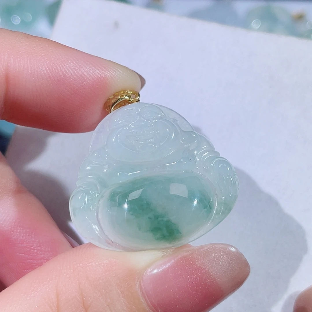 颈饰未镶嵌翡翠佛公