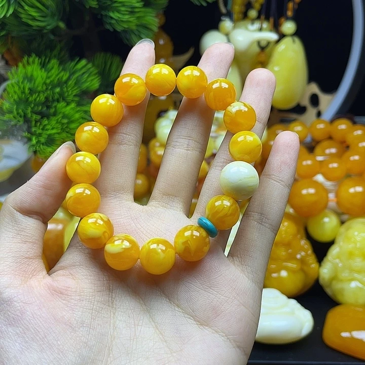 女***我非金属全品无瑕老腊手串