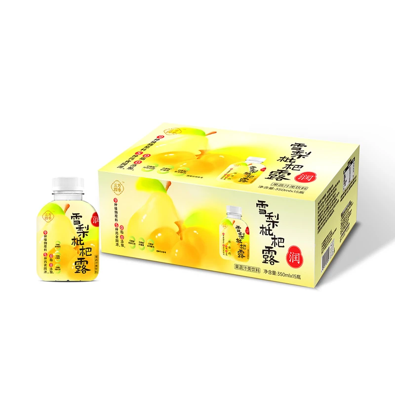 三方四季雪梨枇杷露350ml*15果汁饮料