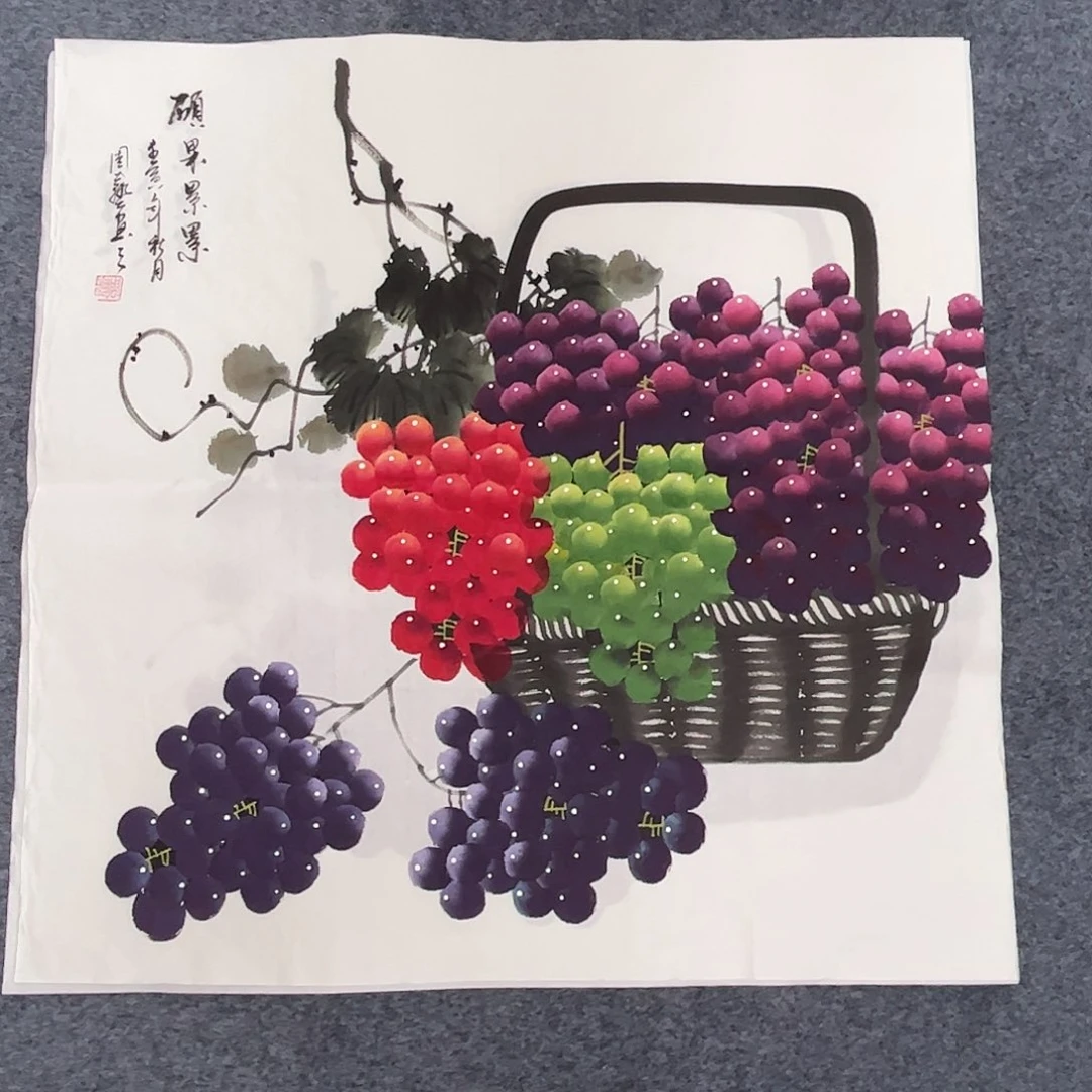 国画国画作品宣纸纯手绘
