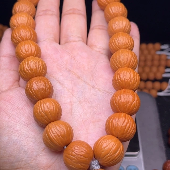 猴头核桃吊坠18聚宝盆手持24颗，坠舔