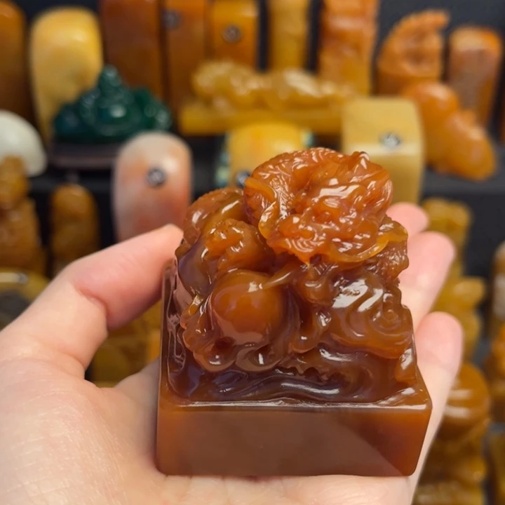 ༺***༻田黄石题材：工艺品