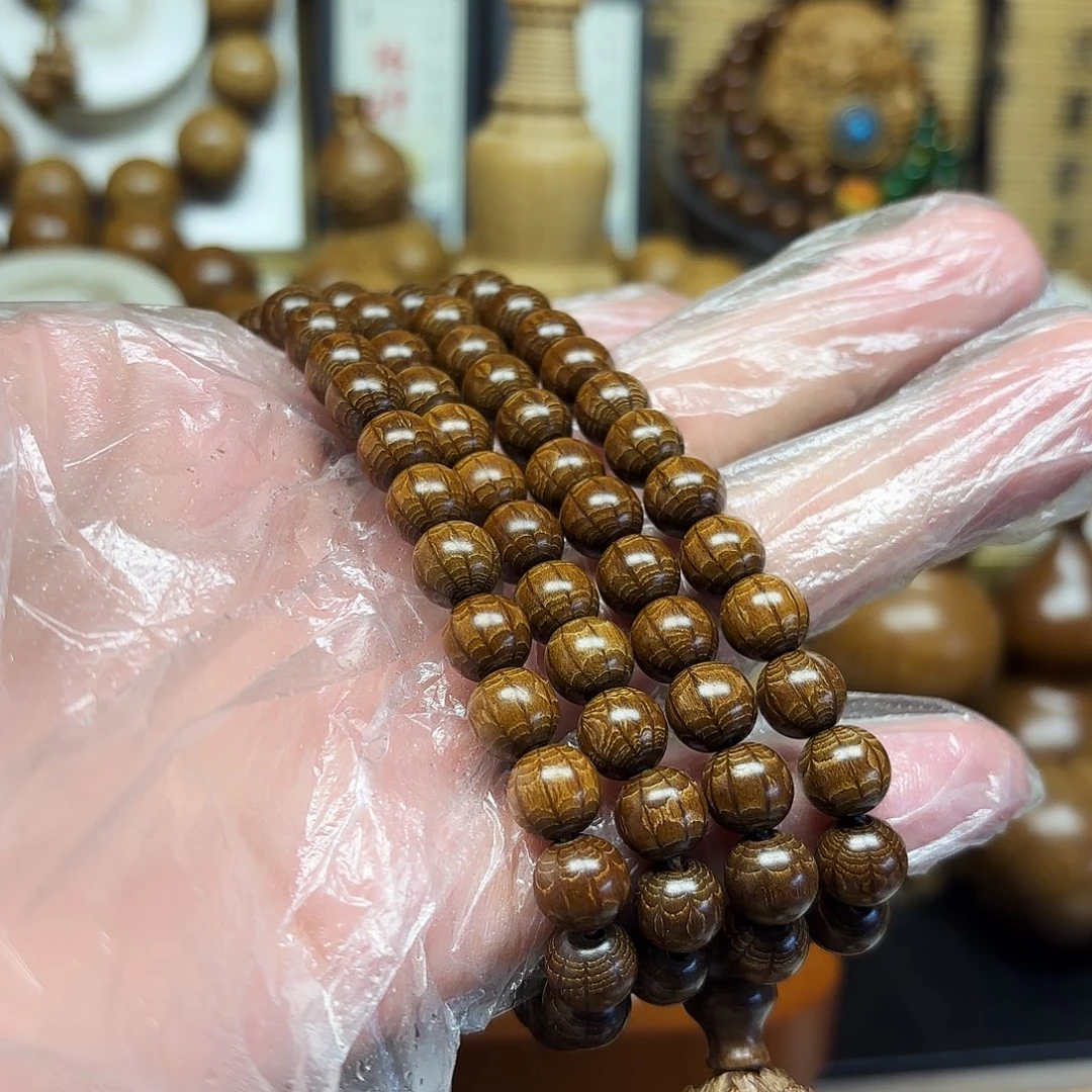 励***菲九道木满花满纹8mm