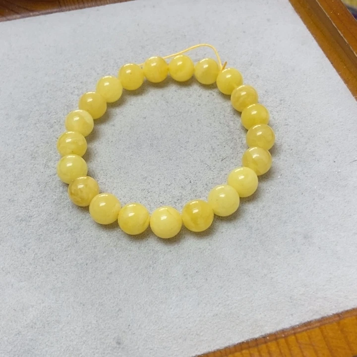 裸石蜜蜡未镶嵌手串