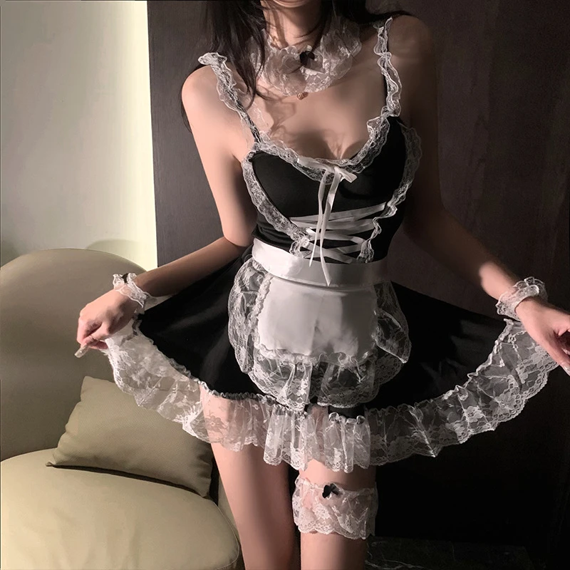 可爱修身显瘦大码女仆装