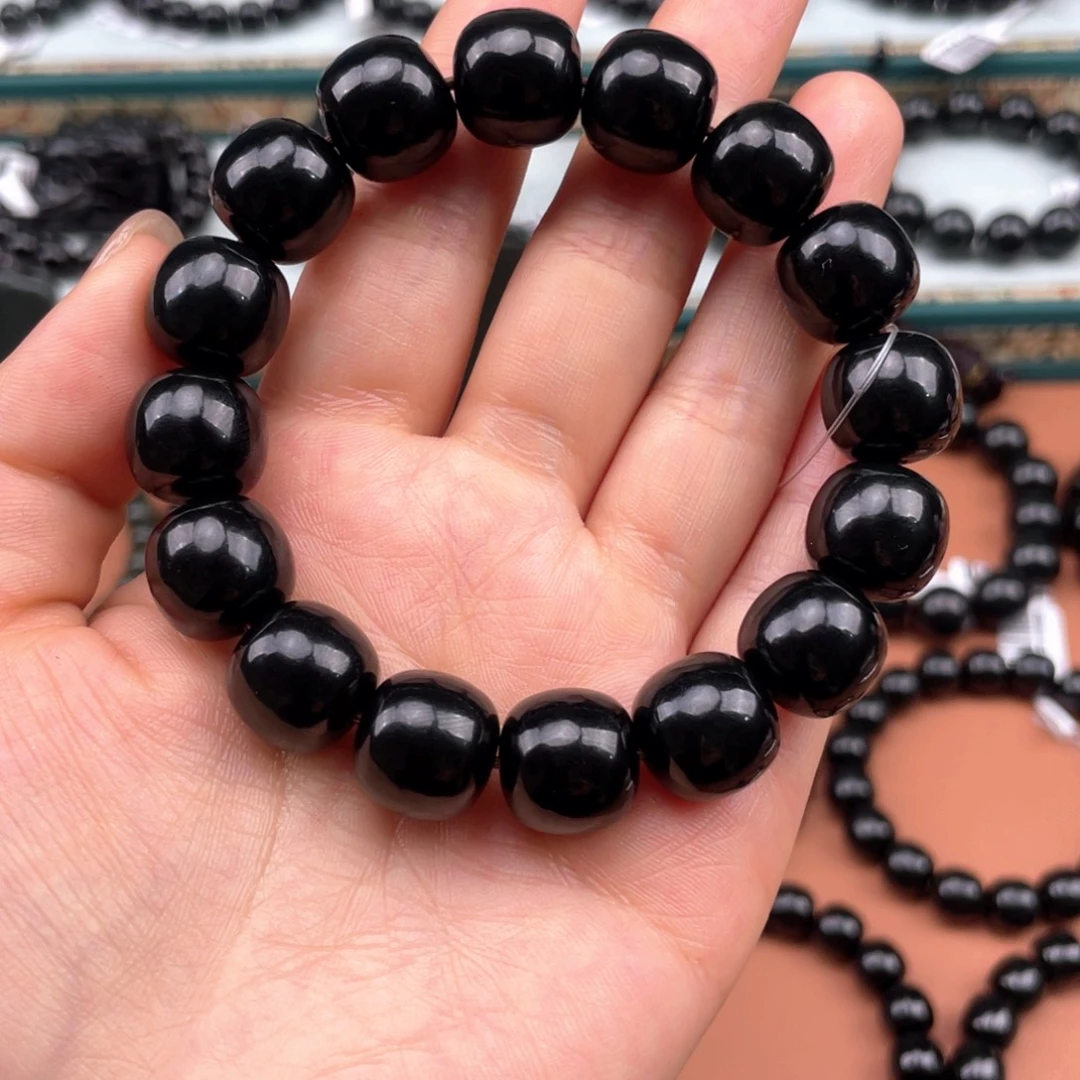 赤***墨和田玉未镶嵌手链