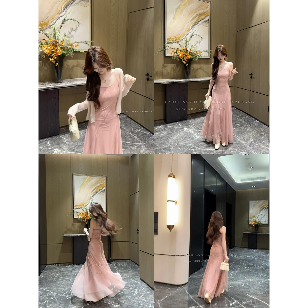 浩哥严选●江南美人C5TZ3224A-LYQ连衣裙预显瘦小众设计感甜美仙气