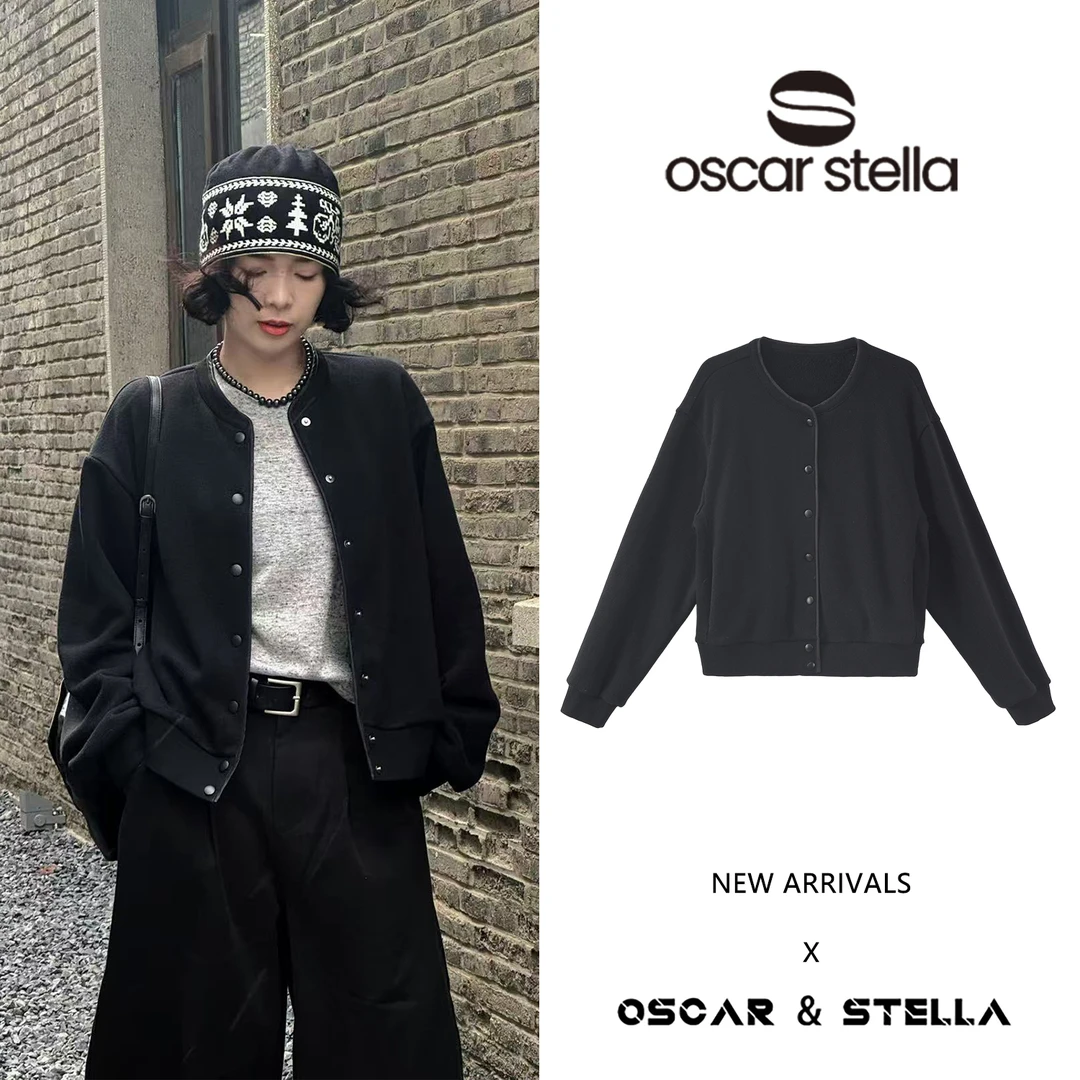 OSCAR&STELLA【秋水】秋季新款时尚休闲开衫卫衣41-1712