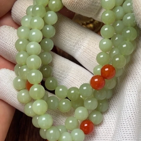 幸***花手串白玉菩提藏传小元素配饰饰品