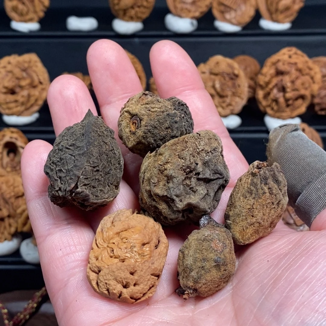 木***军钟馗侧挂，送五个桃枭