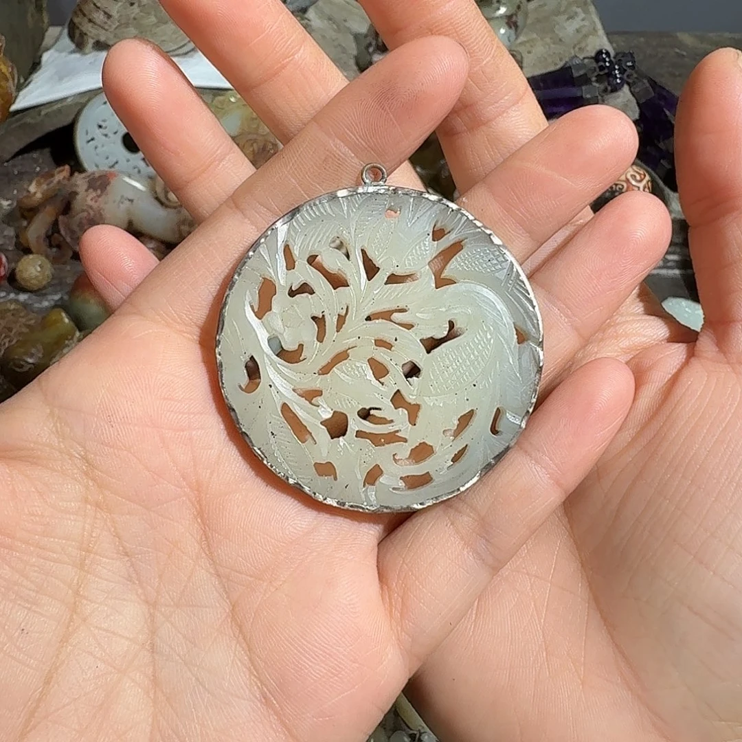 吊坠白玉菩提56665