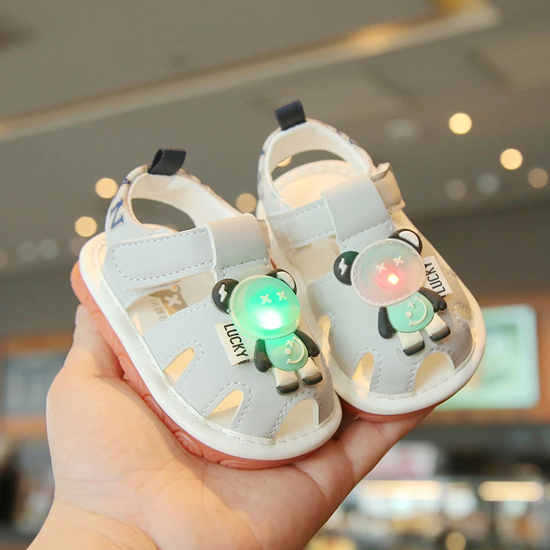 婆婆都夸的学步神器0-2岁宝宝学步鞋踩响儿歌啃咬级材质夏季遛娃