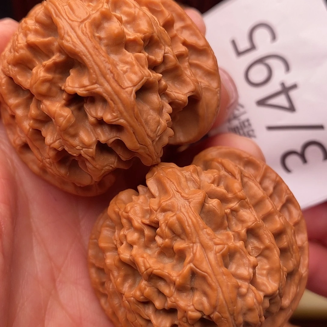 文玩核桃把件45苹果园