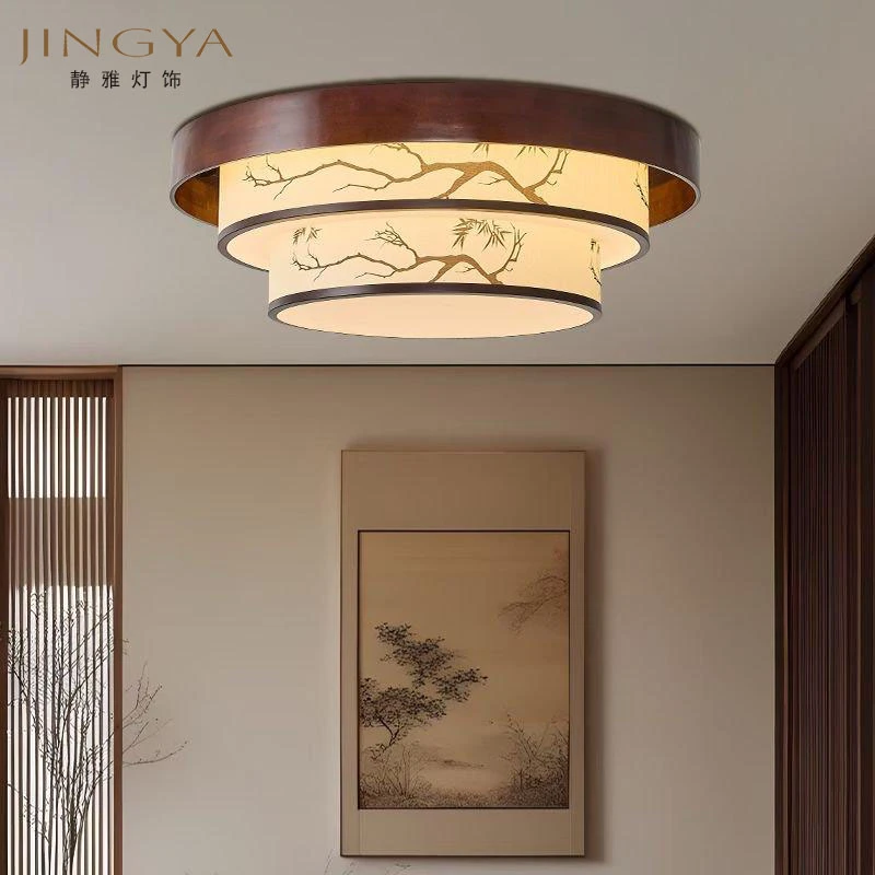 宋式美学灯具2025年新款客厅餐厅吸顶灯创意中式古风灯
